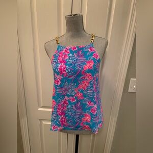 Lilly Pulitzer ladies Joanna silk top size 2